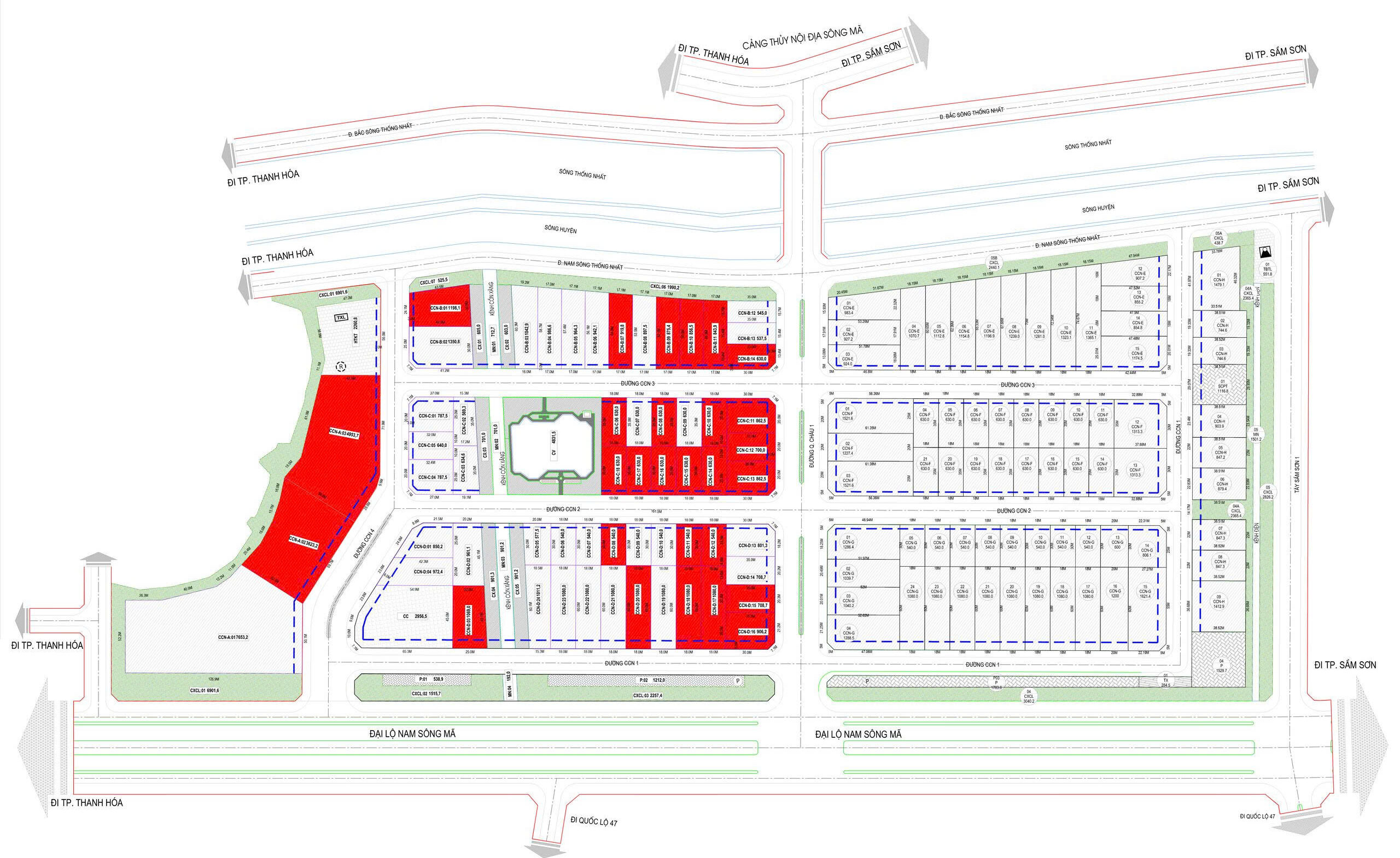 Bảng check căn IDC Business Park Sầm Sơn