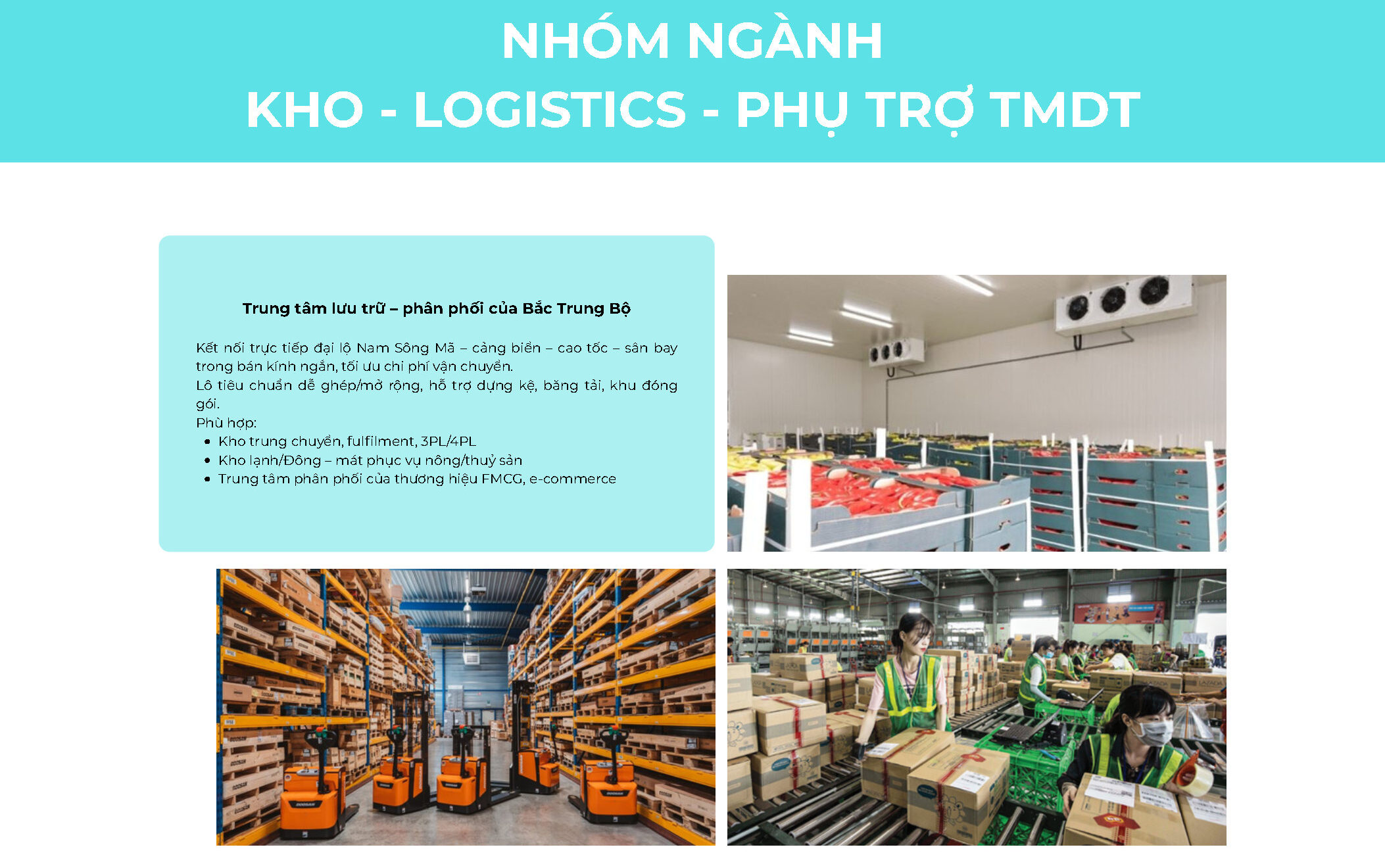 Mô hình sản xuất showroom logistics IDC Business Park Sầm Sơn