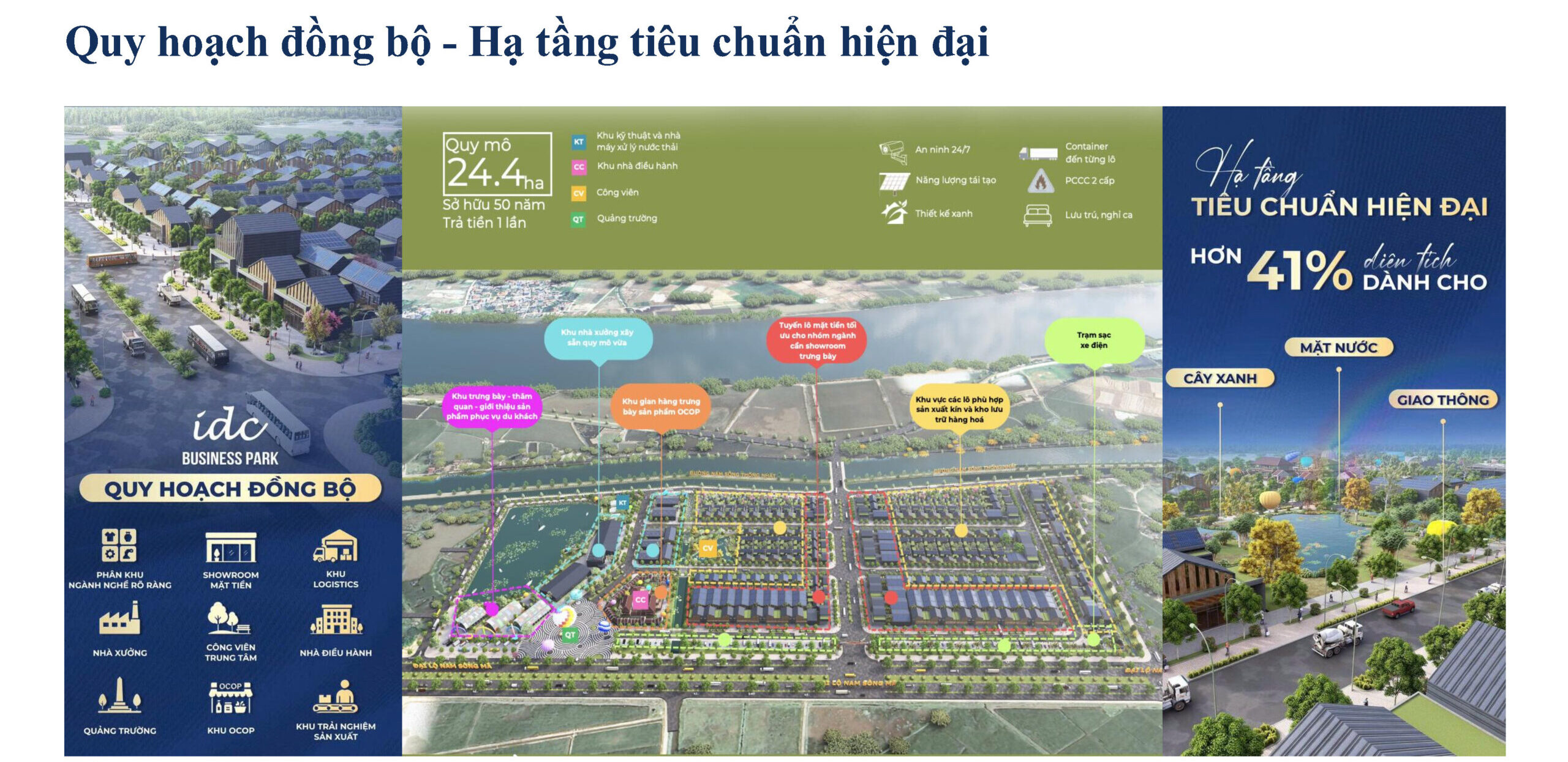 IDC Business Park Sầm Sơn là tổ hợp cụm công nghiệp sản xuất, showroom và logistics đắt giá. Khám phá quy hoạch, vị trí, giá bán và cơ hội đầu tư ngay